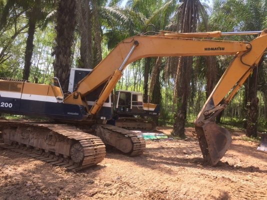 KOMATSU PC200-5 ระบบไฟเต็ม เอกสารอินวอย คอลโทรลสั้น สภาพสวย