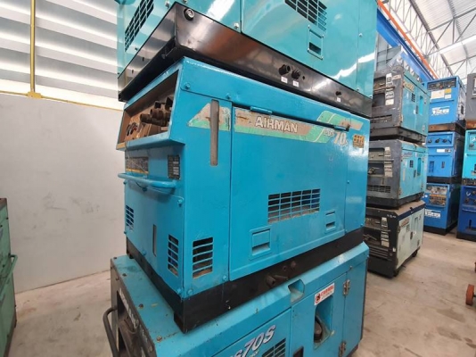 PDS70S - เครื่องปั๊มลม Airman มือสอง ขนาด 7bar 70cfm. Yanmar Engine by OEK 098-5625920