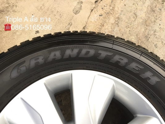 ล้อแม็ก Toyota Revo ขอบ17 พร้อมยาง 265-65-17 Dunlop ปี 15 สภาพสวย ดอกยางเต็มๆ