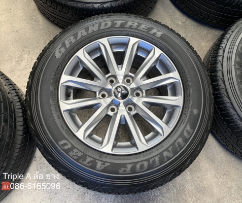 ล้อแม็ก Mitsu Triton Plus ขอบ 17 พร้อมยาง 245-65-17 Dunlop ปลายปี 17 ล้อแม็ก Mitsu Triton Plus ขอบ 17 พร้อมยาง 245-65-17 Dunlop ปลายปี 17