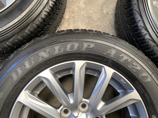 ล้อแม็ก Mitsu Triton Plus ขอบ 17 พร้อมยาง 245-65-17 Dunlop ปลายปี 17