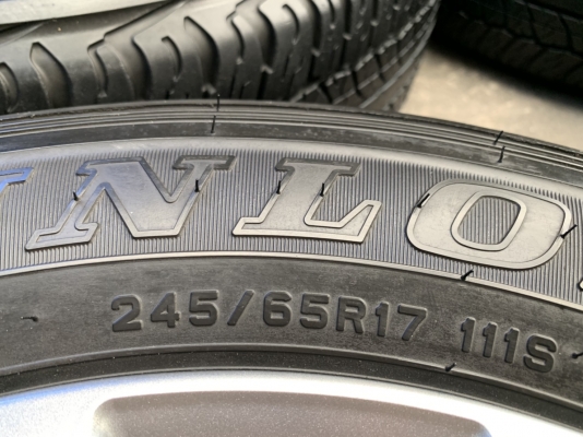 ล้อแม็ก Mitsu Triton Plus ขอบ 17 พร้อมยาง 245-65-17 Dunlop ปลายปี 17