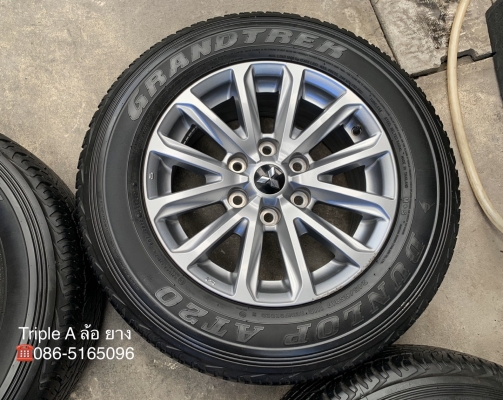 ล้อแม็ก Mitsu Triton Plus ขอบ 17 พร้อมยาง 245-65-17 Dunlop ปลายปี 17 ล้อแม็ก Mitsu Triton Plus ขอบ 17 พร้อมยาง 245-65-17 Dunlop ปลายปี 17