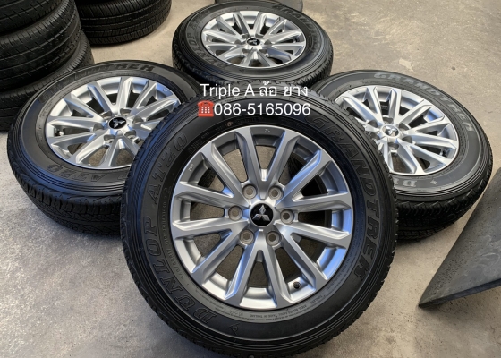 ล้อแม็ก Mitsu Triton Plus ขอบ 17 พร้อมยาง 245-65-17 Dunlop ปลายปี 17