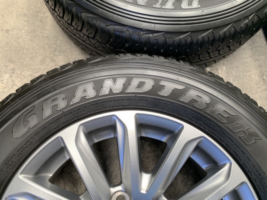 ล้อแม็ก Mitsu Triton Plus ขอบ 17 พร้อมยาง 245-65-17 Dunlop ปลายปี 17