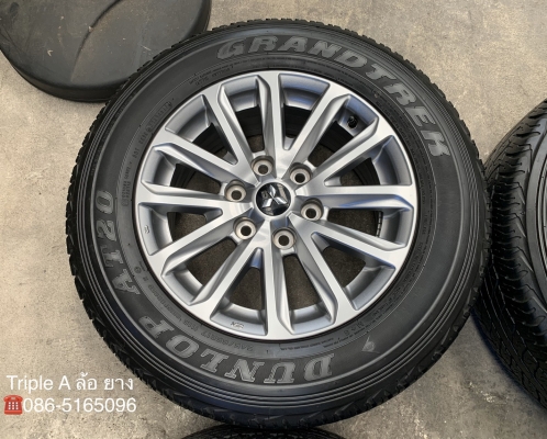 ล้อแม็ก Mitsu Triton Plus ขอบ 17 พร้อมยาง 245-65-17 Dunlop ปลายปี 17 ล้อแม็ก Mitsu Triton Plus ขอบ 17 พร้อมยาง 245-65-17 Dunlop ปลายปี 17