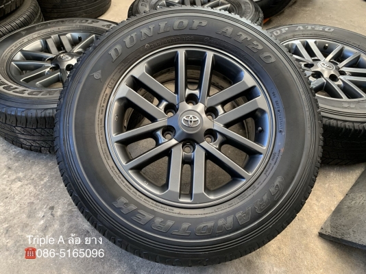 ล้อแม็ก Toyota Fortuner BMC MidnightShine (สีดำ) ขอบ17 พร้อมยาง 265-65-17 Dunlop ปี 17 แม็กเดิม สีแท้ ล้อแม็ก Toyota Fortuner BMC MidnightShine (สีดำ) ขอบ17 พร้อมยาง 265-65-17 Dunlop ปี 17 แม็กเดิม สีแท้