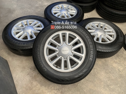 ล้อแม็ก ISUZU All New D-Max (ตะเกียบ) ขอบ 16 พร้อมยาง 215-70-16 Bridgestone ปี 18