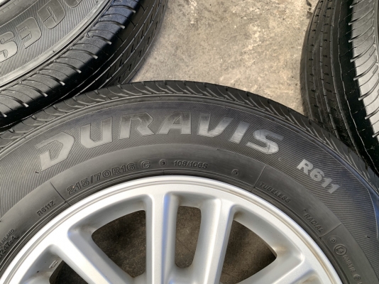 ล้อแม็ก ISUZU All New D-Max (ตะเกียบ) ขอบ 16 พร้อมยาง 215-70-16 Bridgestone ปี 18