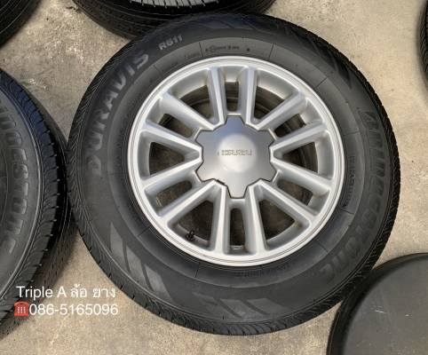 ล้อแม็ก ISUZU All New D-Max (ตะเกียบ) ขอบ 16 พร้อมยาง 215-70-16 Bridgestone ปี 18 ล้อแม็ก ISUZU All New D-Max (ตะเกียบ) ขอบ 16 พร้อมยาง 215-70-16 Bridgestone ปี 18