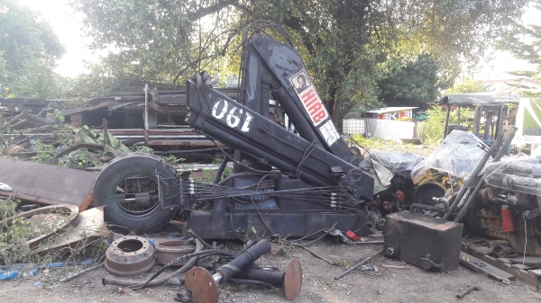 ขายเครนพับ HIAB190 8 ตัน นำเข้า โทร084-5424150 line id : rapinzat