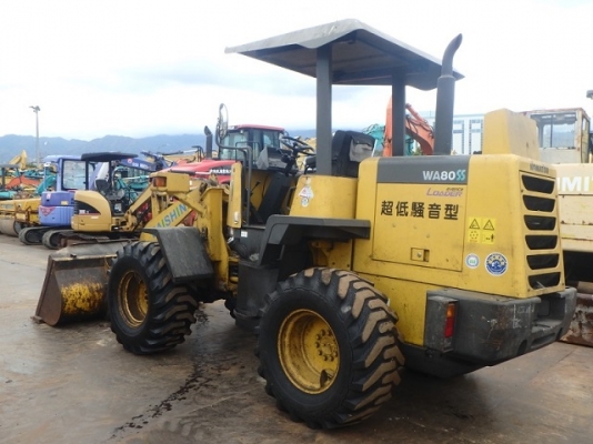ขายรถตักล้อยาง KOMATSU WA80-3 นำเข้าเองจากญี่ปุ่น สภาพสวยพร้อมใช้งาน ถึงเร็วๆนี้ครับ ขายรถตักล้อยาง KOMATSU WA80-3 นำเข้าเองจากญี่ปุ่น สภาพสวยพร้อมใช้งาน ถึงเร็วๆนี้ครับ