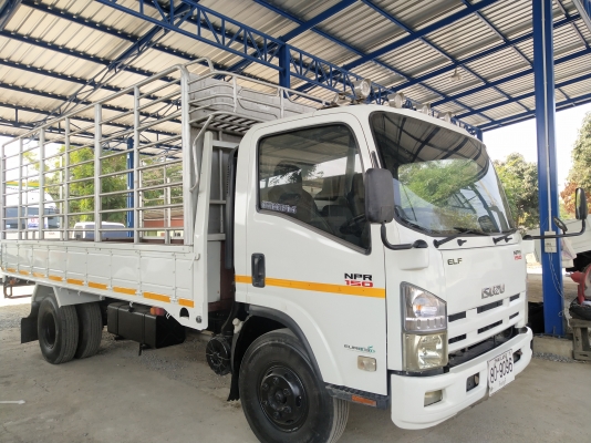 6 ล้อกลาง ISUZU NPR150 แรงม้า ยาว 5.00ม.* รถสวยเดิม+สภาพพร้อมใช้งาน ปี2556ค่ะ*รถห้างแท้ * มีเล่มพร้อ