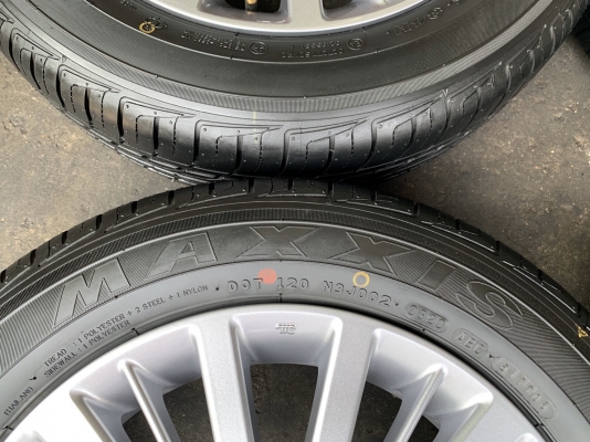 ล้อแม็กป้ายแดง Honda City 2020 ขอบ 15 รุ่นใหม่ล่าสุด พร้อมยางป้ายแดง 185-60-15 Maxxis ปี 20 สวยกริ๊บ