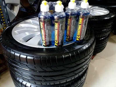 น้ำยารักษายางเงา P.C coating tire 2ขวด185+ส่ง35=220 น้ำยารักษายางเงา P.C coating tire 2ขวด185+ส่ง35=220