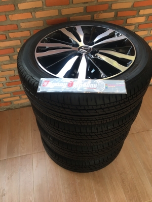 ล้อแม็กป้ายแดง Honda Jazz RS พร้อมยางบริดโตน 185/55/16 ปี 19 ล้อแม็กป้ายแดง Honda Jazz RS พร้อมยางบริดโตน 185/55/16 ปี 19