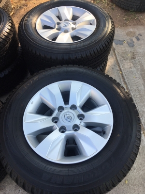 ล้อแม็กป้ายแดง Toyota Revo 17 พร้อมยาง Yogohama 265/65/17 ปลายปี 18 ล้อแม็กป้ายแดง Toyota Revo 17 พร้อมยาง Yogohama 265/65/17 ปลายปี 18