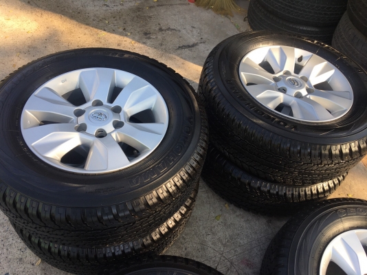 แม็ก Toyota Revo 17 พร้อมยาง Yogohama 265/65/17 ปลายปี 18 แม็ก Toyota Revo 17 พร้อมยาง Yogohama 265/65/17 ปลายปี 18