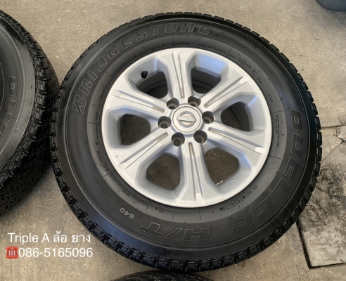 ล้อแม็ก 6รู114 Nissan Navara NP300 ขอบ 16 พร้อมยาง 205R16 Bridgestone ปลายปี 18 ล้อแม็ก 6รู114 Nissan Navara NP300 ขอบ 16 พร้อมยาง 205R16 Bridgestone ปลายปี 18