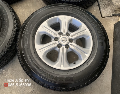 ล้อแม็ก 6รู114 Nissan Navara NP300 ขอบ 16 พร้อมยาง 205R16 Bridgestone ปลายปี 18 ล้อแม็ก 6รู114 Nissan Navara NP300 ขอบ 16 พร้อมยาง 205R16 Bridgestone ปลายปี 18