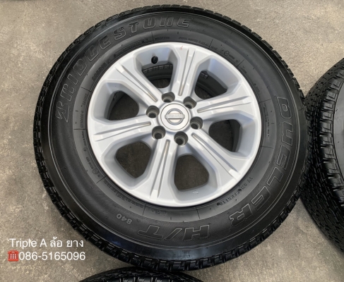 ล้อแม็ก 6รู114 Nissan Navara NP300 ขอบ 16 พร้อมยาง 205R16 Bridgestone ปลายปี 18 ล้อแม็ก 6รู114 Nissan Navara NP300 ขอบ 16 พร้อมยาง 205R16 Bridgestone ปลายปี 18