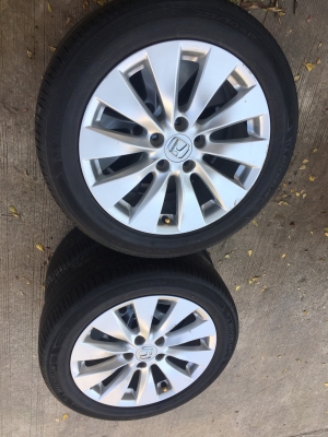 ล้อแม็ก Honda Accord G9 ขอบ 17 ยางมิชเชอลิน 225/50/17 ปี 17