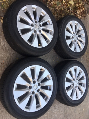 ล้อแม็ก Honda Accord G9 ขอบ 17 ยางมิชเชอลิน 225/50/17 ปี 17