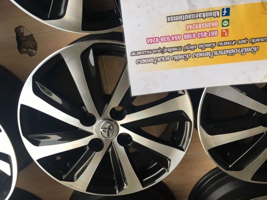 ล้อแม็กซ์ Vios Yaris 15 ทำสีดำหน้าเงามาใหม่ ล้อแม็กซ์ Vios Yaris 15 ทำสีดำหน้าเงามาใหม่
