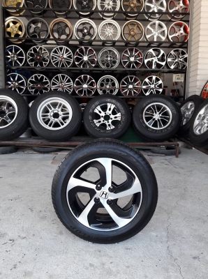 ล้อHONDA City ขอบ15 4รู100 + ยาง185/60/15 4 ล้อ ล้อHONDA City ขอบ15 4รู100 + ยาง185/60/15 4 ล้อ