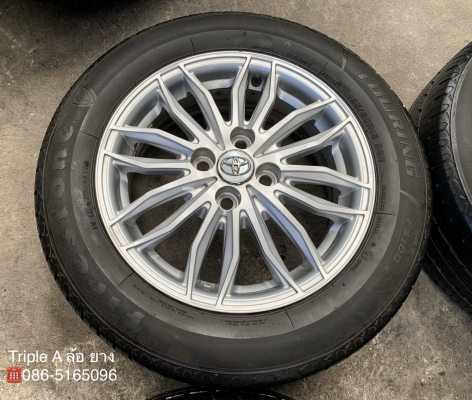 ล้อแม็ก Toyota Vios Exclusive รุ่นพิเศษ ขอบ 15 พร้อมยาง 195-60-15 Firestone ปี 16 ล้อแม็ก Toyota Vios Exclusive รุ่นพิเศษ ขอบ 15 พร้อมยาง 195-60-15 Firestone ปี 16