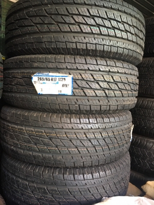 ยางใหม่ เก่าปี Toyo 265/65/17 ปี 15 1 คู่ ปี 16 1 คู่