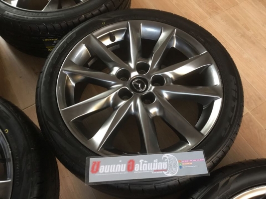 แม็กซ์ Mazda 3 ขอบ 18 พร้อมยาง Nitto 225/40/18 ยางใหม่เก่าปี แม็กซ์ Mazda 3 ขอบ 18 พร้อมยาง Nitto 225/40/18 ยางใหม่เก่าปี