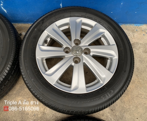 ล้อแม็ก Toyota Vios 8 ก้าน ขอบ 15 พร้อมยาง 185-60-15 Yokohama ปลายปี 16 ล้อแม็ก Toyota Vios 8 ก้าน ขอบ 15 พร้อมยาง 185-60-15 Yokohama ปลายปี 16