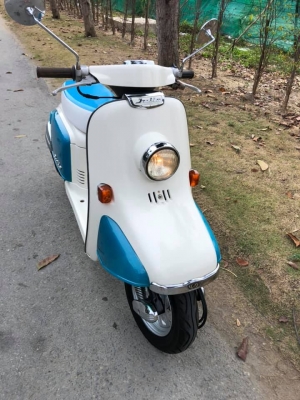 ขายรถป๊อป honda julio 50cc เฟรมใสฟ้า limiled