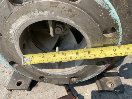 ขายหัวปั๊มน้ำหอยโข่ง หัวโข่ง+ใบพัดสแตนเลส 316L Torishima pump ขนาดเข้า 6นิ้ว ออก 5นิ้ว made in Japan
