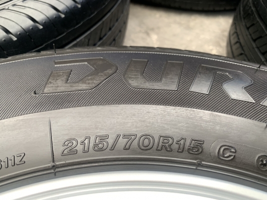 ล้อแม็กป้ายแดง ISUZU D-MAX 1.9 BLUE POWER ขอบ 15 พร้อมยางน้องๆป้ายแดง 215-70-15 Bridgestone ปี 18 สวยๆ