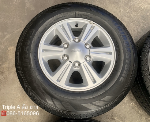 ล้อแม็กป้ายแดง ISUZU D-MAX 1.9 BLUE POWER ขอบ 15 พร้อมยางน้องๆป้ายแดง 215-70-15 Bridgestone ปี 18 สวยๆ ล้อแม็กป้ายแดง ISUZU D-MAX 1.9 BLUE POWER ขอบ 15 พร้อมยางน้องๆป้ายแดง 215-70-15 Bridgestone ปี 18 สวยๆ