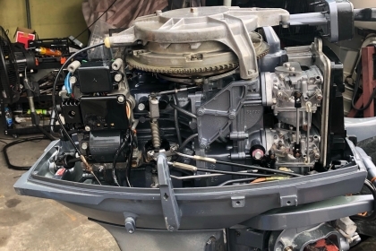 ขาย เครื่องเรือ Yamaha 40 แรง หาง21 เก่าญี่ปุ่น ราคา 38,000