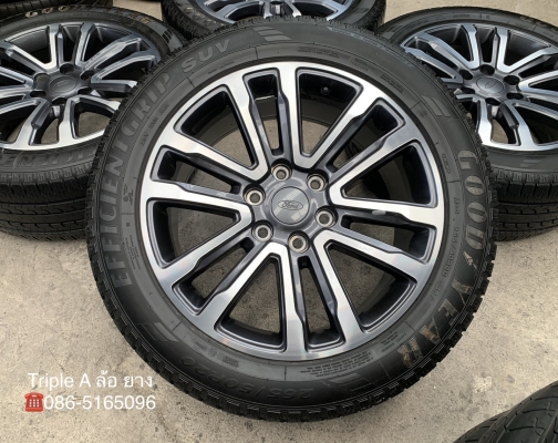 ล้อแม็ก Ford Everest ขอบ 20 พร้อมยาง 265-50-20 GoodYear ปี 18 ล้อแม็ก Ford Everest ขอบ 20 พร้อมยาง 265-50-20 GoodYear ปี 18