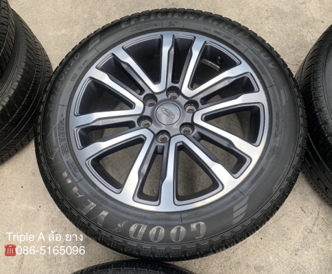 ล้อแม็ก Ford Everest ขอบ 20 พร้อมยาง 265-50-20 GoodYear ปี 18 ล้อแม็ก Ford Everest ขอบ 20 พร้อมยาง 265-50-20 GoodYear ปี 18