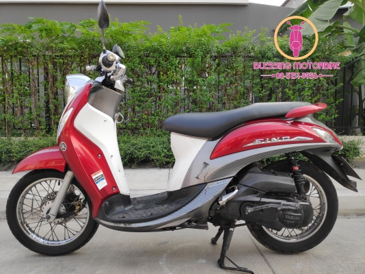 YAMAHA FINO รุ่นหัวฉีดน้ำมัน รถปี 56 เอกสารครบ รถใช้งานประจำมาลองขับได้ที่เคหะร่มเกล้า