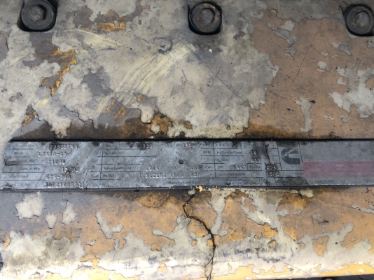 เครื่องปั่นไฟมือสอง Cummins LTA10 250kva เครื่องติดไฟออก