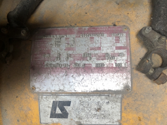 เครื่องปั่นไฟมือสอง Cummins LTA10 250kva เครื่องติดไฟออก