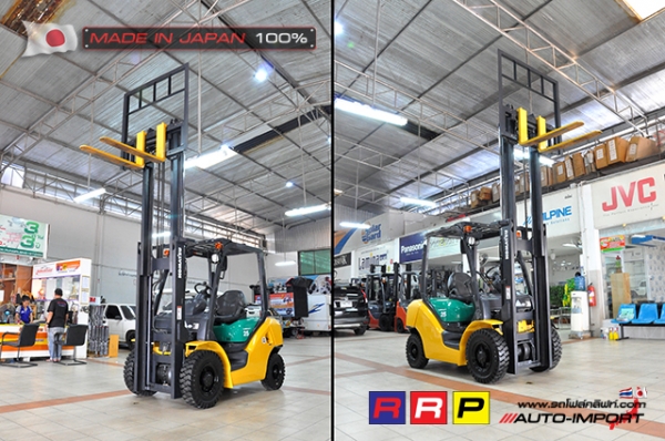 ขายรถโฟล์คลิฟท์มือสอง KOMATSU รุ่น FG25C-15-574620 นำเข้าจากประเทศญี่ปุ่น 100\% ไม่เคยใช้งานในไทย