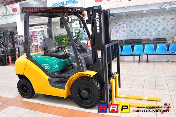 ขายรถโฟล์คลิฟท์มือสอง KOMATSU รุ่น FG25C-15-574620 นำเข้าจากประเทศญี่ปุ่น 100\% ไม่เคยใช้งานในไทย ขายรถโฟล์คลิฟท์มือสอง KOMATSU รุ่น FG25C-15-574620 นำเข้าจากประเทศญี่ปุ่น 100\% ไม่เคยใช้งานในไทย