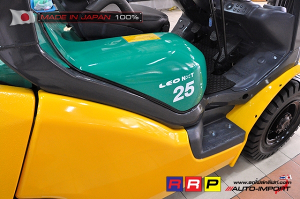 ขายรถโฟล์คลิฟท์มือสอง KOMATSU รุ่น FG25C-15-574620 นำเข้าจากประเทศญี่ปุ่น 100\% ไม่เคยใช้งานในไทย