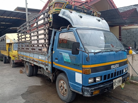 Isuzu NPR58L 110แรง เพาเวอร ยาว 4.30ม เกียรสั้น หัวยกได้ เล่มพร้อม