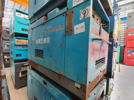 PDS70S - ปั๊มลม Airman มือสอง ขนาด 7bar 70cfm. Yanmar Engine by OEK 098-5625920
