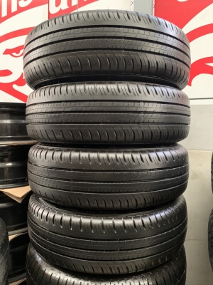 ล้อแม็กป้ายแดง Mazda 2 ขอบ 15 สีดำ มิดไนท์ พร้อมยางป้ายแดง 185-65-15 Dunlop ปี 19 สวยกริ๊บ