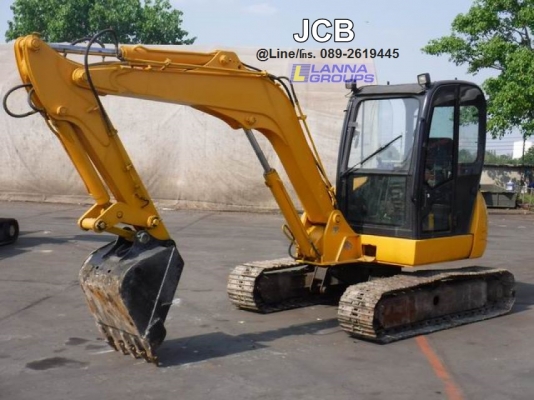 ขายรถขุด JCB ขนาด 4-5 ตัน เครื่องยนต์ ISUZU - 4JG1,มีลายเจาะ, คอนโทรลน้ำมัน,ปั๊มนิ้ว, แทรคเหล็ก, หัว